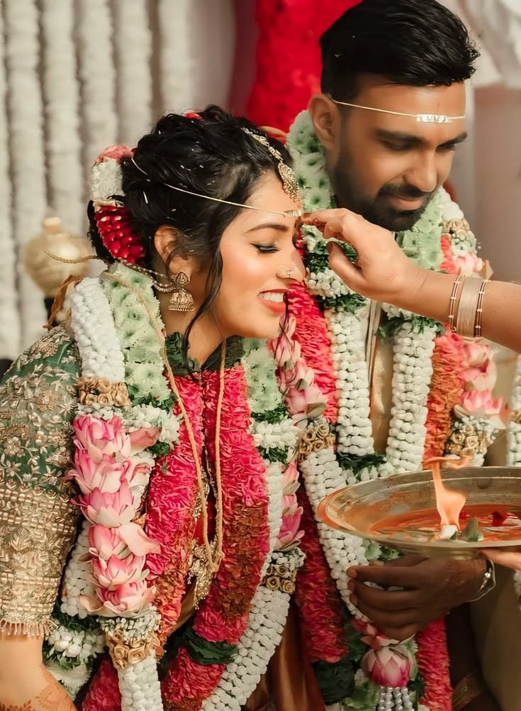 Traditional Kerala wedding ceremony